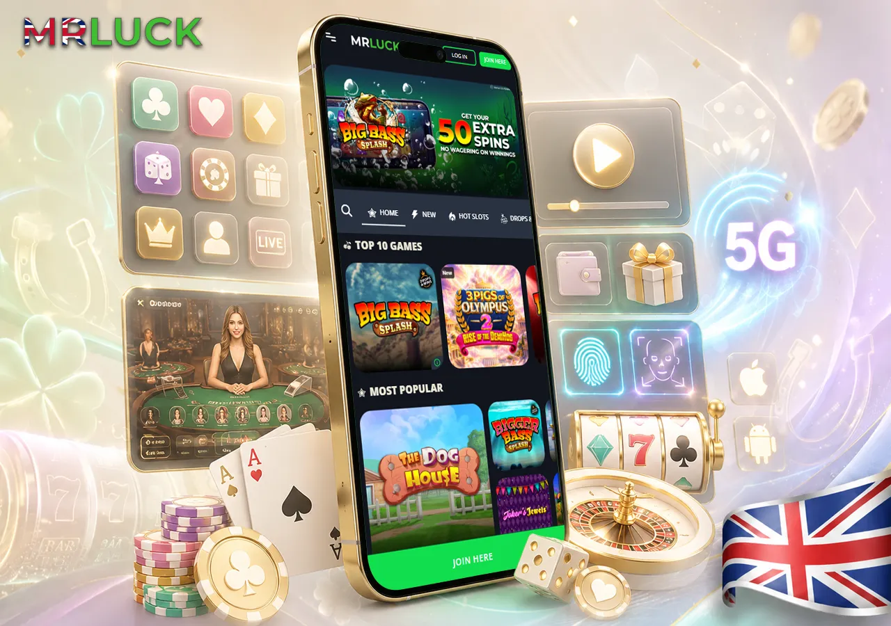 Mr Lucky Casino mobile experience with easy access, secure login and smooth play
